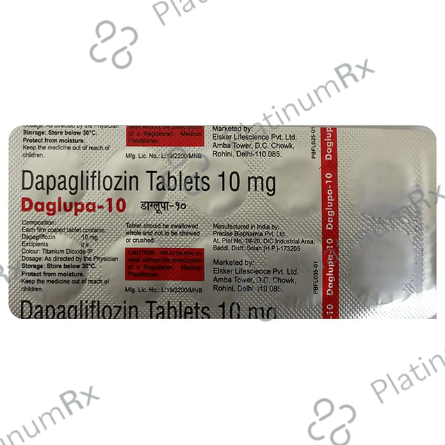 Daglupa 10 Tablet