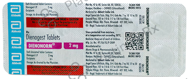 Dienonorm 2mg Tablet 10s