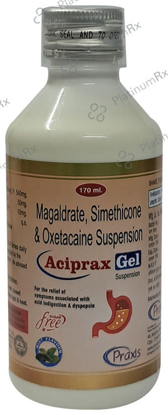 Aciprax Gel Mint Sugar Free 170ml