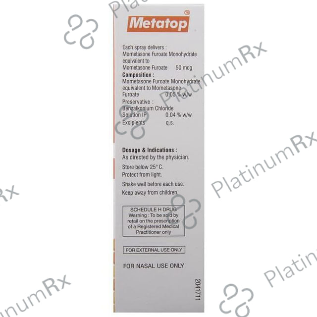 Metatop Nasal Spray 50mcg 120MDI