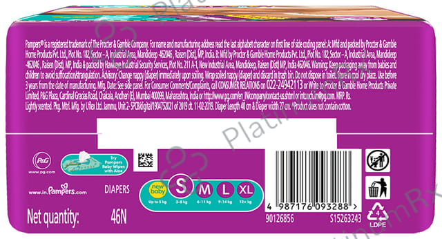 Pampers Active Baby Diaper Small 46s