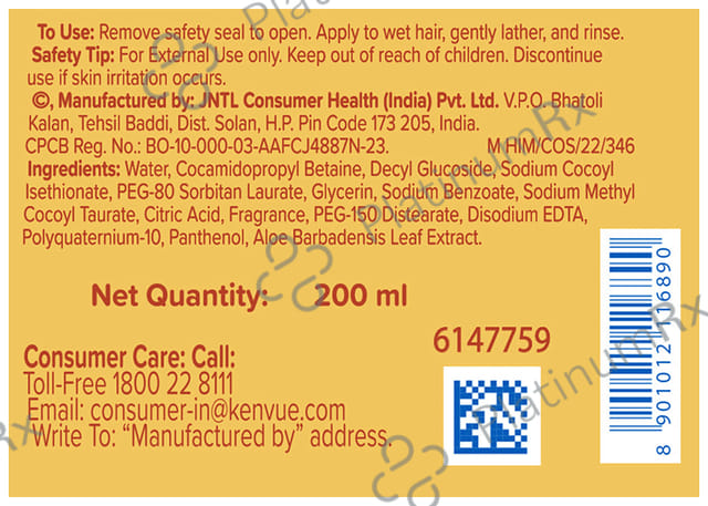 Johnson's Baby Shampoo 200ml