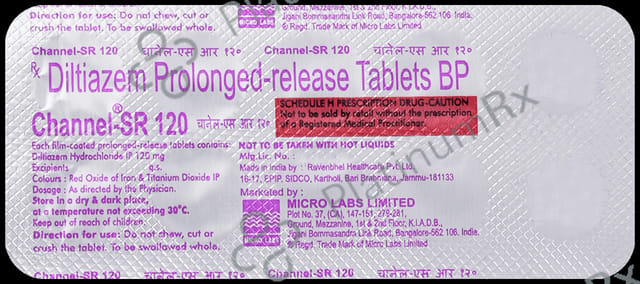 Channel 120mg Tablet SR 10s