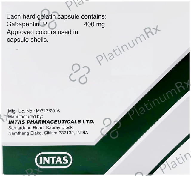 Gabapin 400mg Capsule 15s