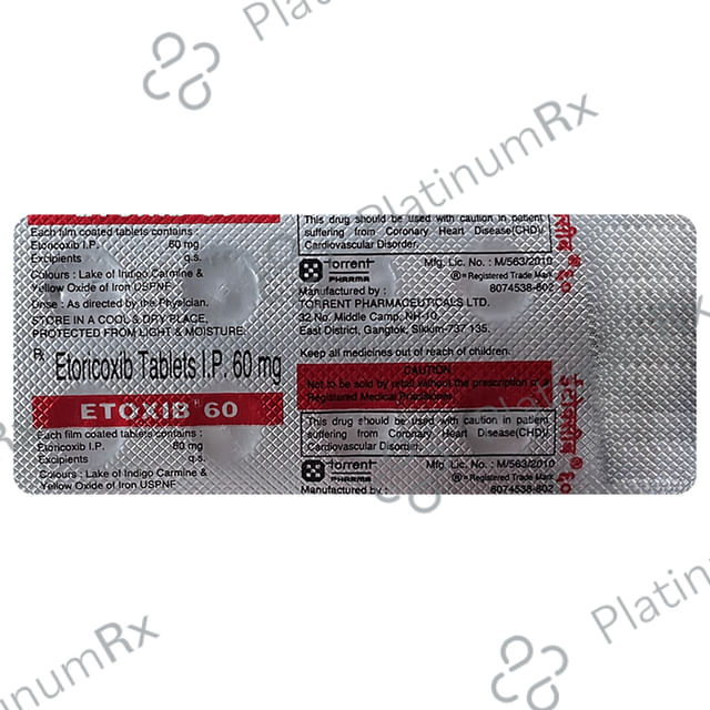 Etoxib 60 Tablet