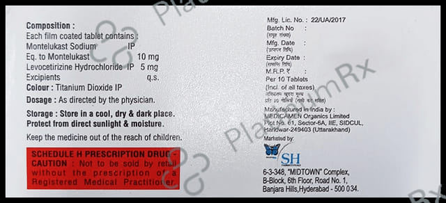 Alday Duo 5/10mg Tablet 10s