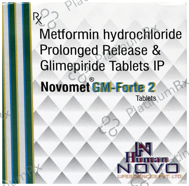 Novomet GM Forte 2mg Tablet PR 15s