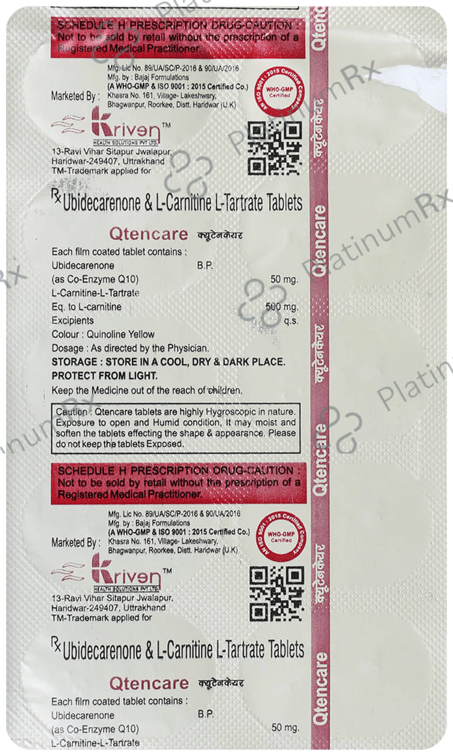Qtencare Tablet