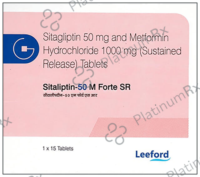 Sitaliptin 50 M Forte SR Tablet 15s