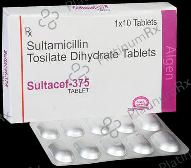 Sultacef 375mg Tablet 10s