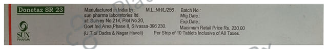 Donetaz SR 23 Tablet