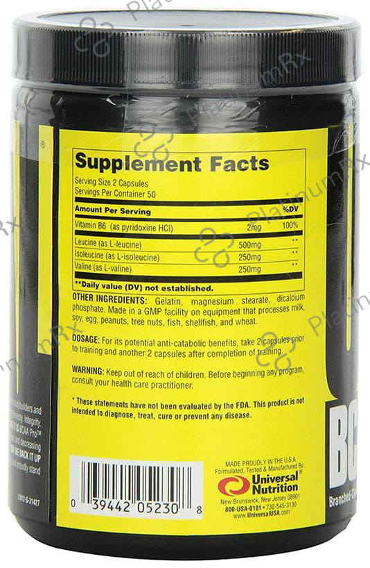 Universal Nutrition BCAA Pro Capsule