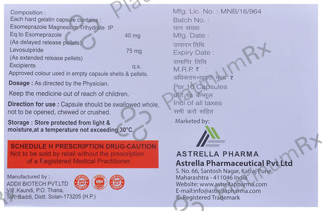 Esorella L Capsule ER 10s