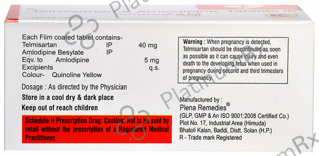 Telprag AM 40mg/5mg Tablet
