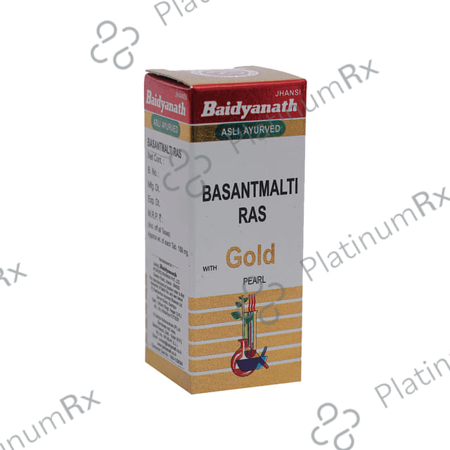 Baidyanath (Jhansi) Basant Malti Ras with Gold Pearl Tablet 5 tablets