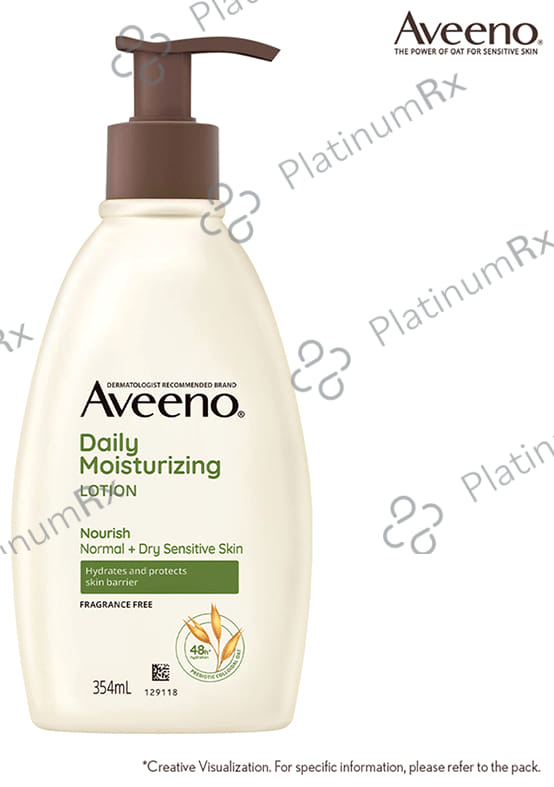 Aveeno Daily Moisturising Lotion Fragrance Free 354ml