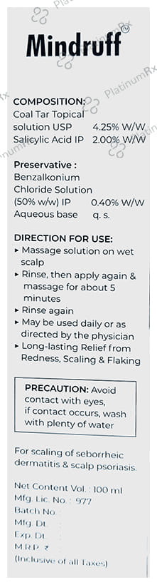 Mindruff Scalp Solution 100ml