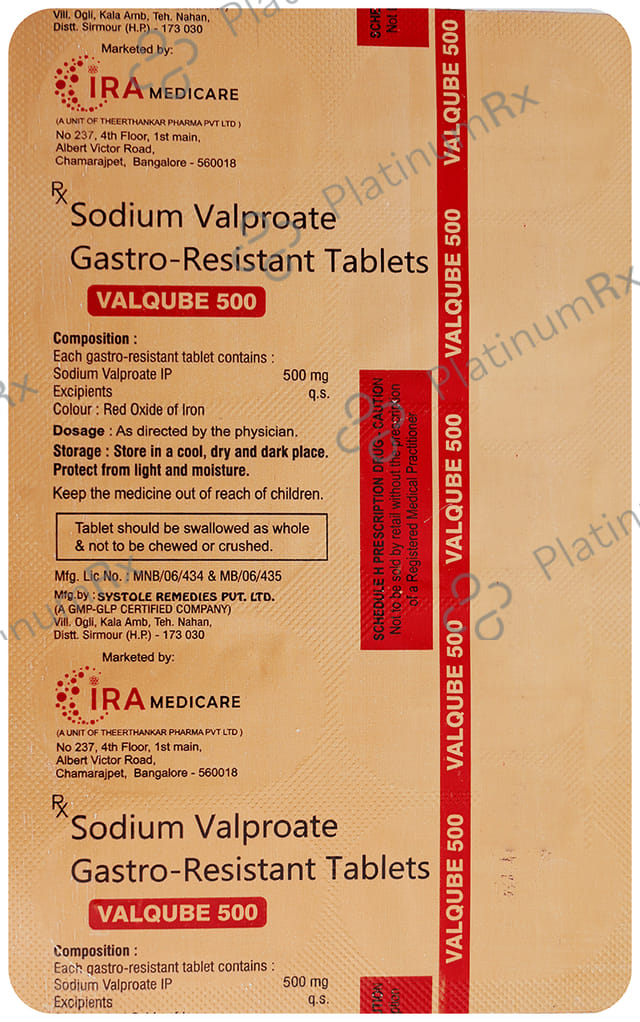 Valqube 500mg Tablet 10s