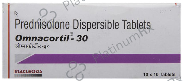 Omnacortil 30mg Tablet DT 10s