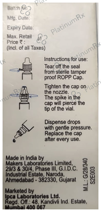Moxisurge Eye Drop 5 Eye Drop