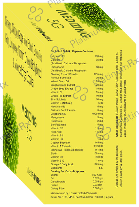 Medizing 5G Softgel Capsule 10s