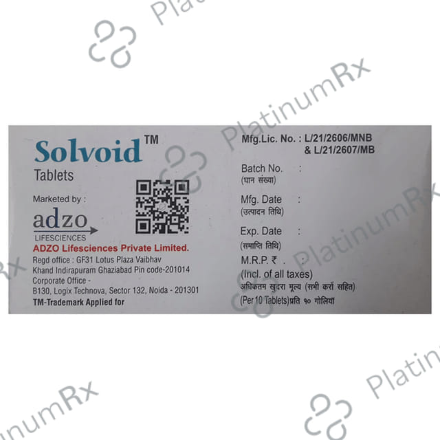 Solvoid 200mg Tablet 10s