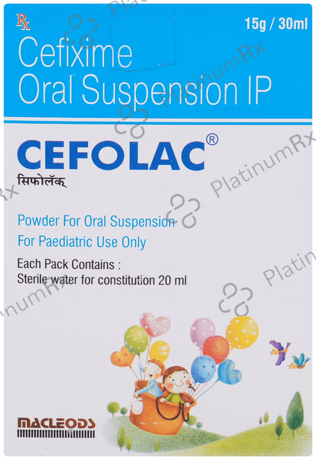 Cefolac 50mg Oral Suspension 30ml