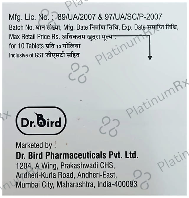 Penbird NT 400/10mg Tablet 10s