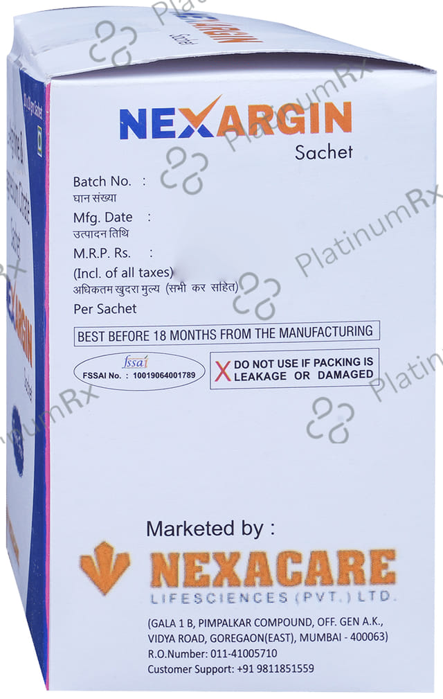 Nexargin Sachet Sugar Free