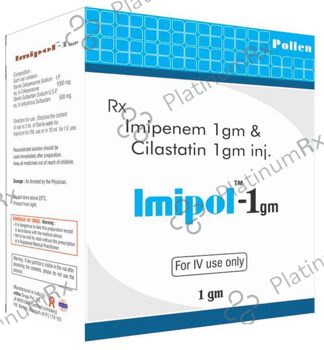 Imipol 1000/1000mg Powder for Injection 1s