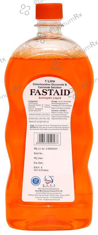 Fastaid Antiseptic Liquid 1000ml