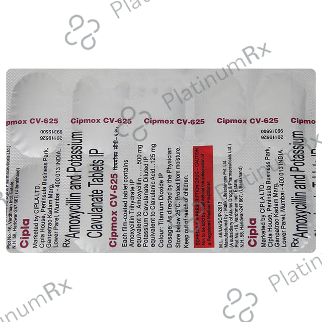 Cipmox CV 625 Tablet