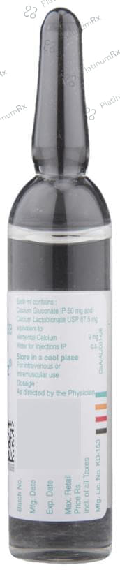 Calcium Sandoz 50/87.5mg Injection 10ml