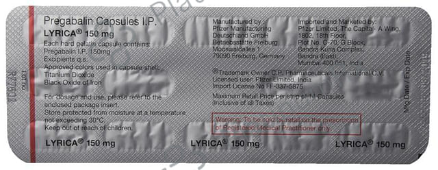 Lyrica 150mg Capsule