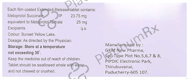 Metozox 25mg Tablet ER 10s
