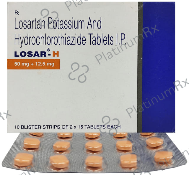 Losar H 50/12.5mg Tablet 15s