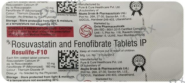 Rosulife F10mg Tablet 10s