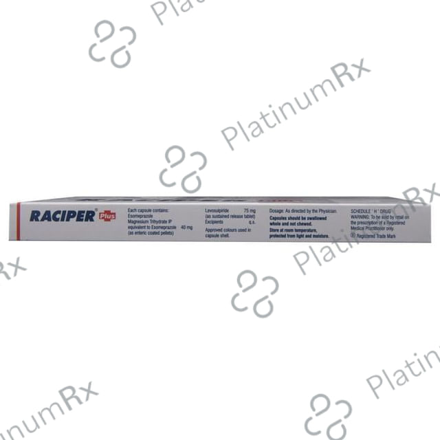 Raciper Plus 40/75mg Capsule SR 10s