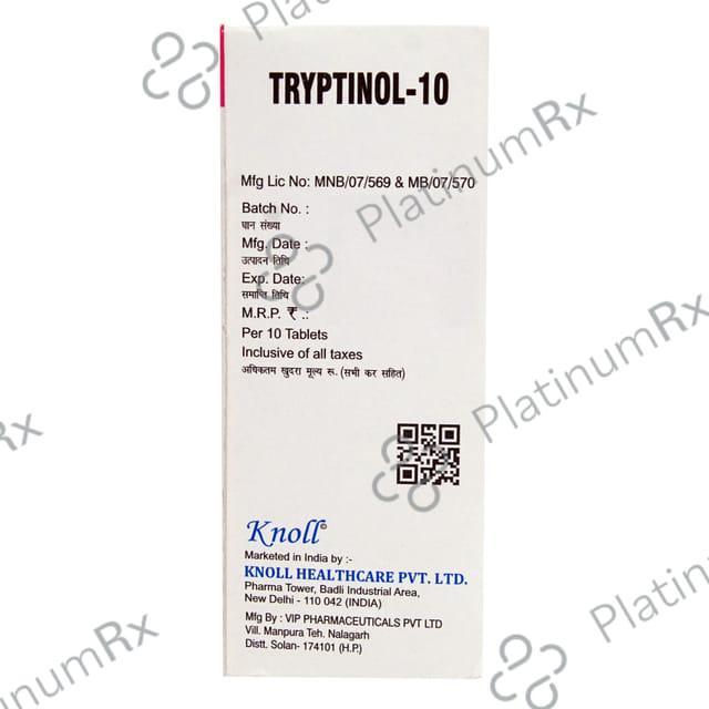 Tryptinol 10mg Tablet