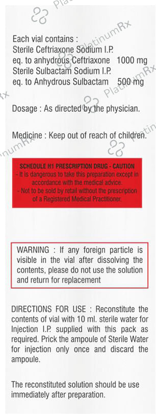 Cefovax 1000 Injection