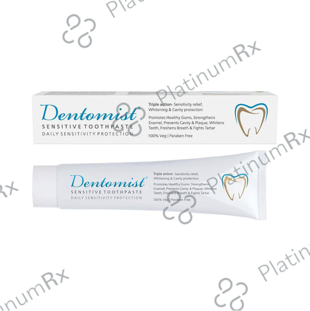 Dentomist Sensitive Toothpaste (100gm Each) 1 Tube