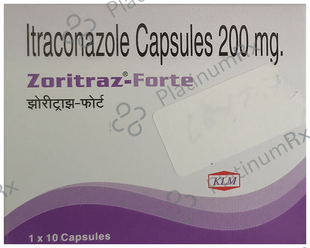 Zoritraz Forte 200mg Capsule 10s