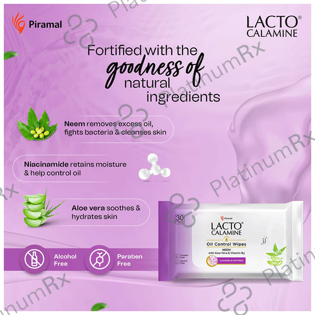 Lacto Calamine Oil Control Wipes Super Saver Pack