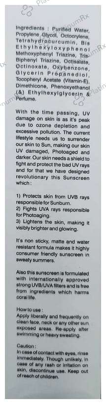 Dermabay Sunscreen SPF 50 Cream 75ml