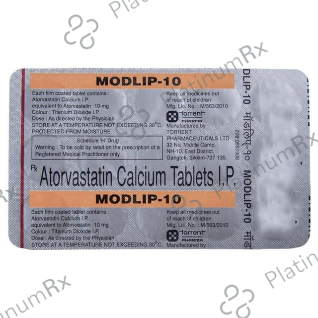 Modlip 10mg Tablet 15s
