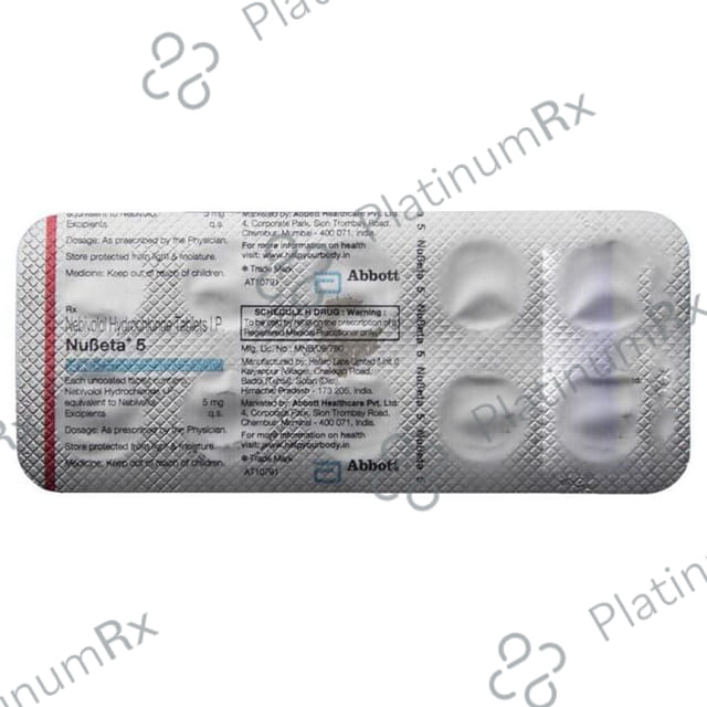 Nubeta 5mg Tablet 10s