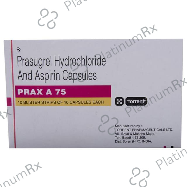 Prax A 75/10mg Capsule 10s