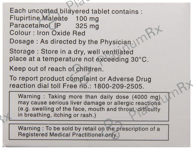 Lupirtin P 100/325mg Tablet 10s