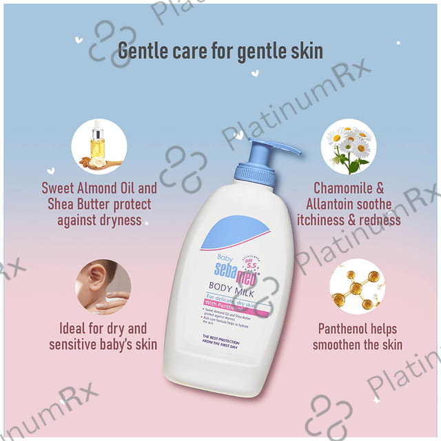 Sebamed Baby Body Milk with Panthenol pH 5.5 Lotion 400ml