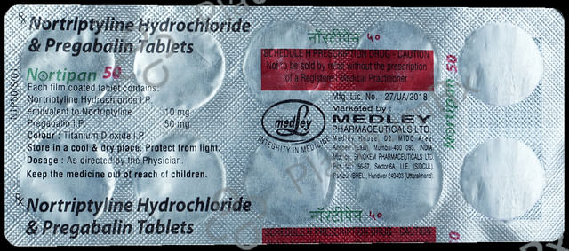 Nortipan 50mg/10mg Tablet